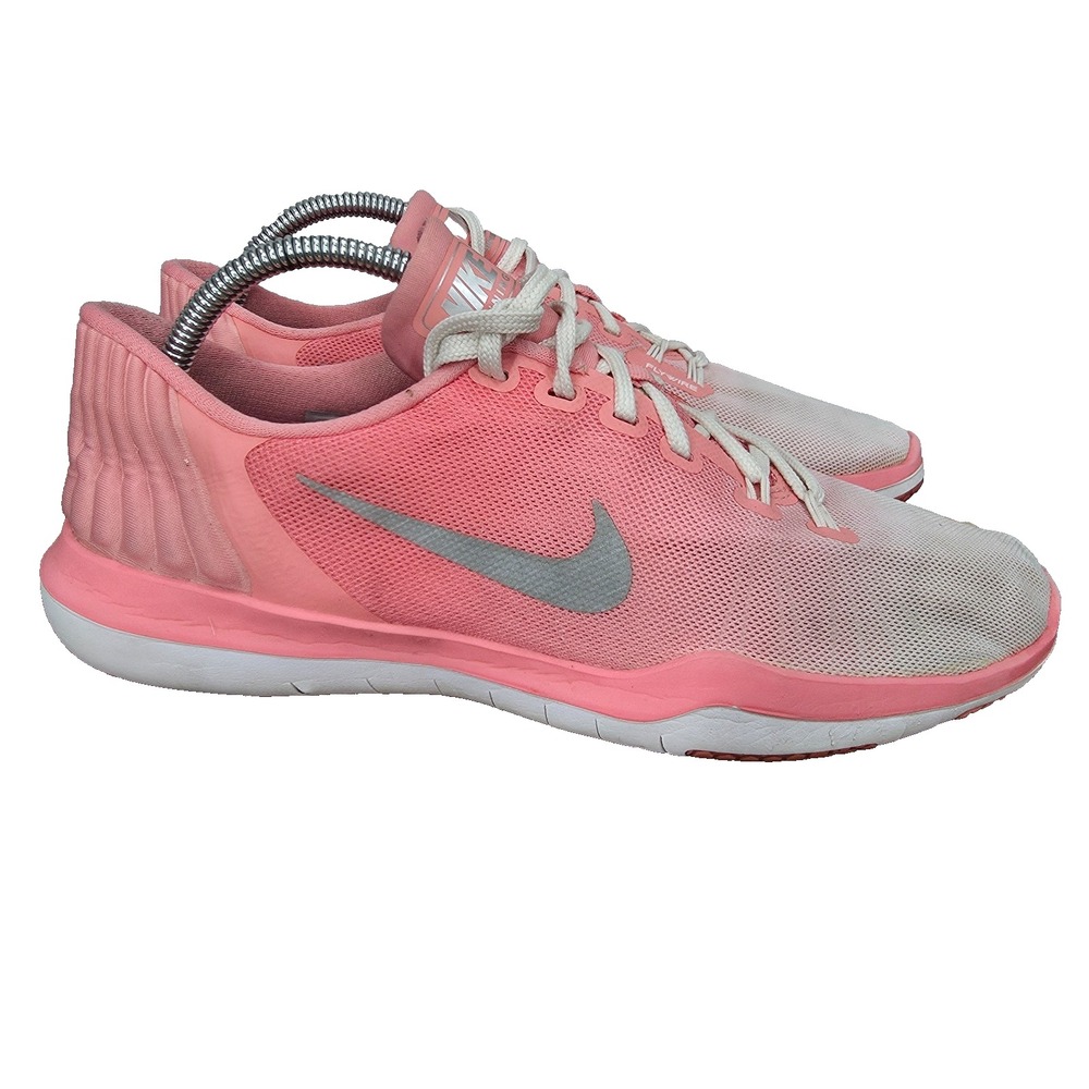 Nike Flex Supreme TR5 Running Shoes‎ Womens 9.5 Pink Sneakers Trainer 881592-100